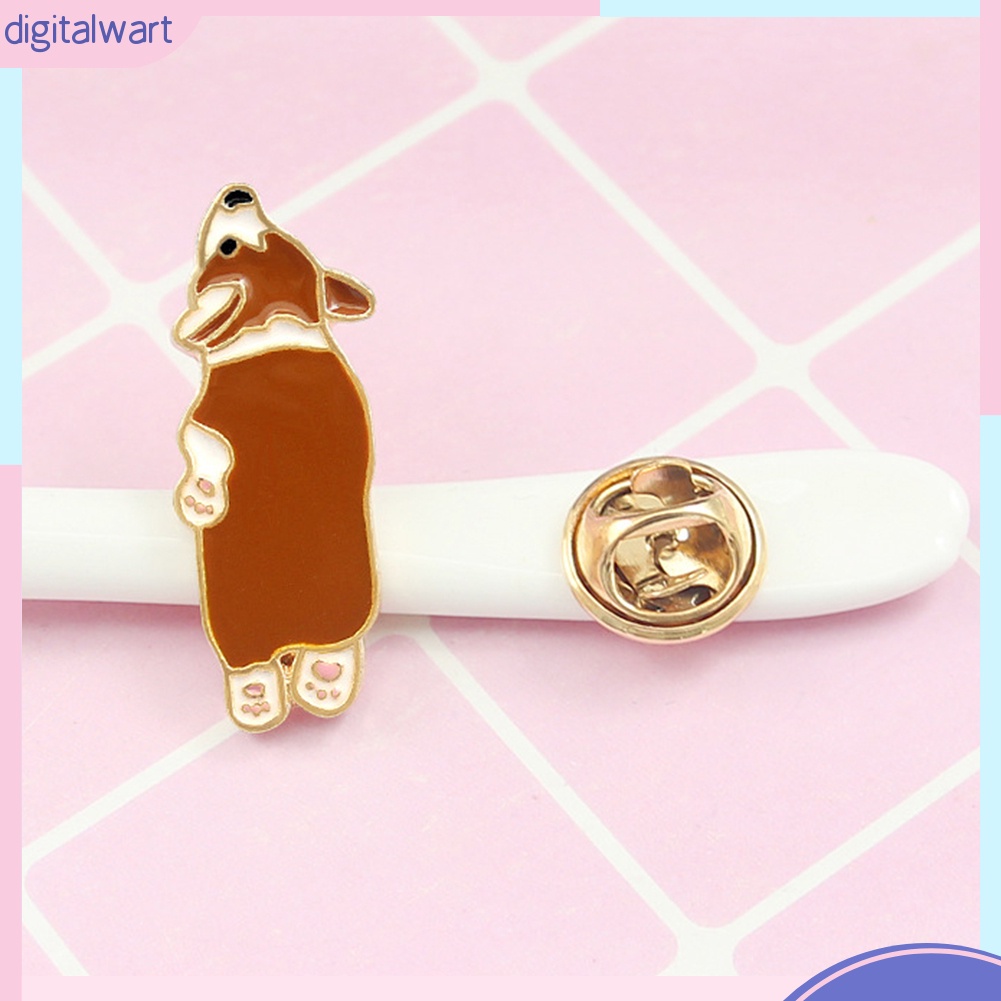 Ghim cài áo hình chú cún corgi dễ thương