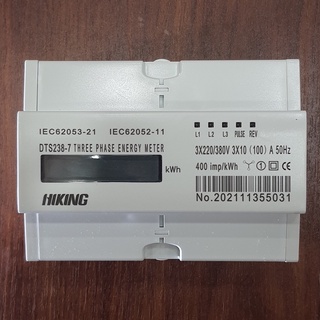 Đồng hồ đo công suất công tơ điện tử 3 pha HIKING DTS238-7 380V 10(100)A