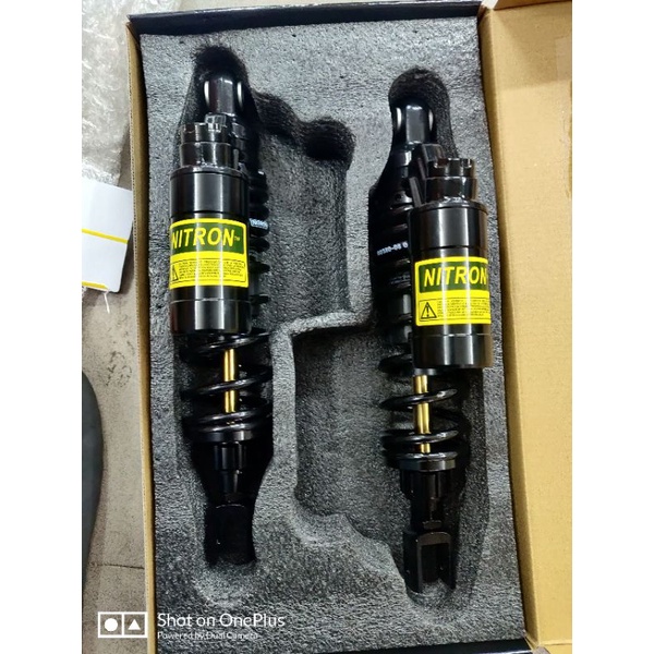 Phuộc NITRON/RCB/Ohlins FULL ĐEN lắp Airblade Nouvo LX Nouvo4_5_6 NVX Nouvo SX Impulse Shark PCX....