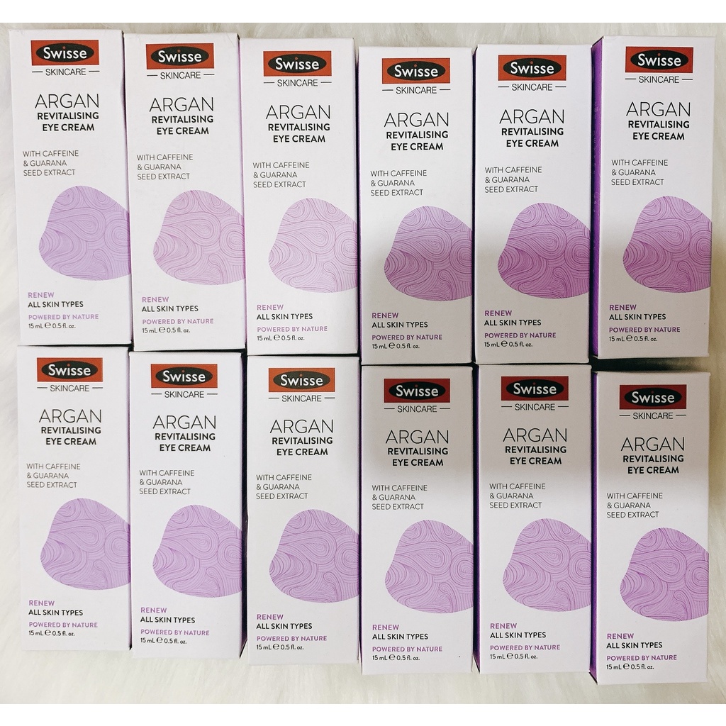 Kem chống lão hóa mắt Swisse Skincare Argan Revitalising Eye Cream 15ml