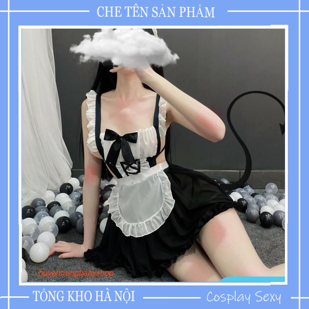 Váy Ngủ Cosplay Hầu Gái  Siêu Cấp - HG1925 - Bộ Đồ Ngủ Cosplay Sexy Cô Giúp Việc Gợi Cảm Đủ Món | BigBuy360 - bigbuy360.vn