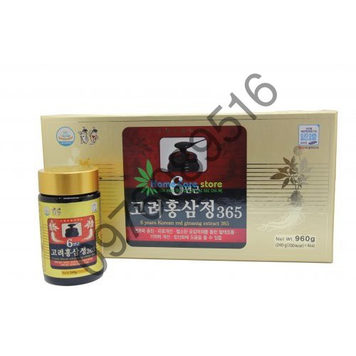 Cao Hồng Sâm 6 Tuổi 365 Hộp 4 lọ x 240ml Hàn Quốc