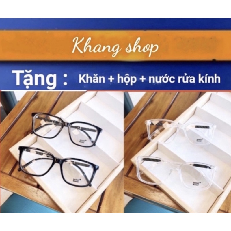 Gọng cận thời trang nam nữ , from kính dạng vuông , thích hợp mọi khuôn mặt