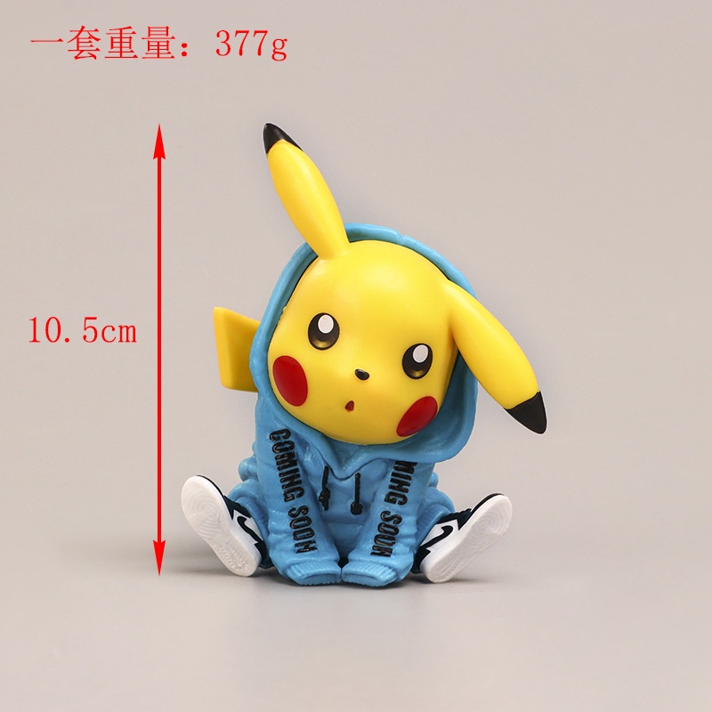 Set 3 Mô Hình Nhân Vật Phim Hoạt Hình Pokemon Bằng Pvc