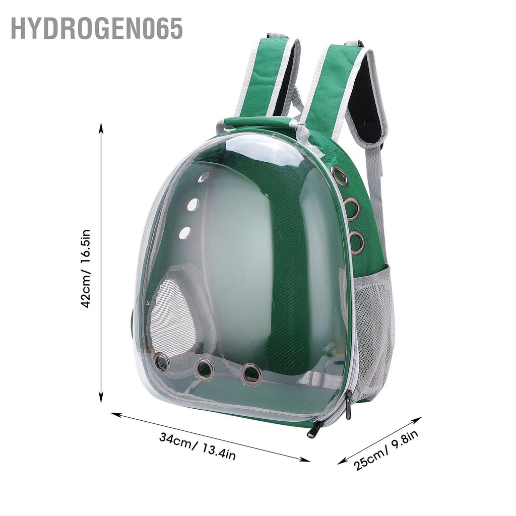 Hydrogen065 Ba lô mèo Space Capsule bong bóng cho thú cưng trong suốt chó và nhỏ