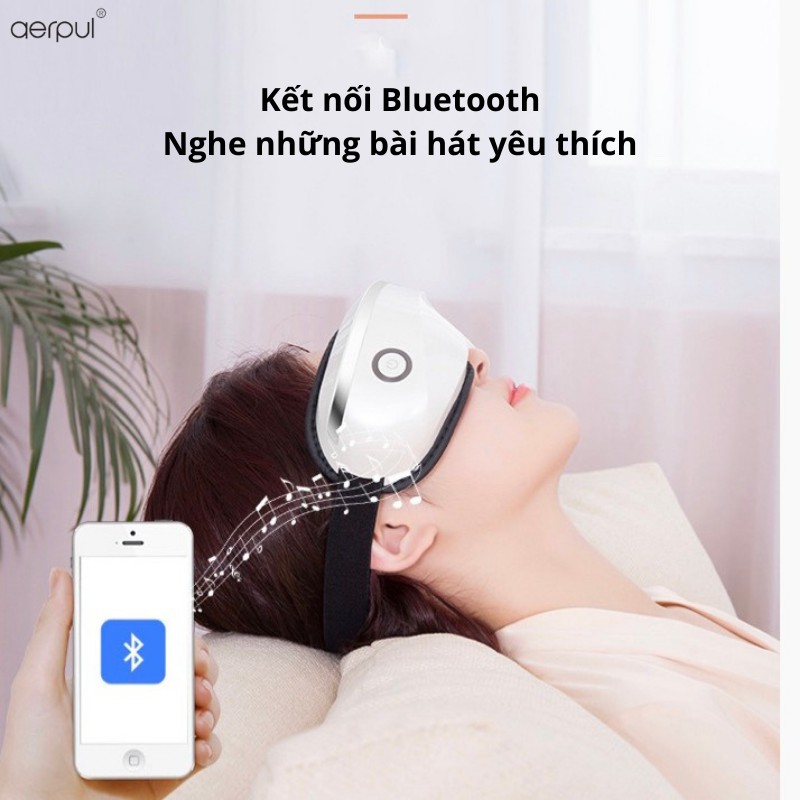 [Giảm Quầng Thâm Mắt]Máy Massage Mắt Xiaomi Aerpul AR-1027  Thông Minh Xóa Tan Mỏi Mắt Giảm Cuồng Thâm Breo Market