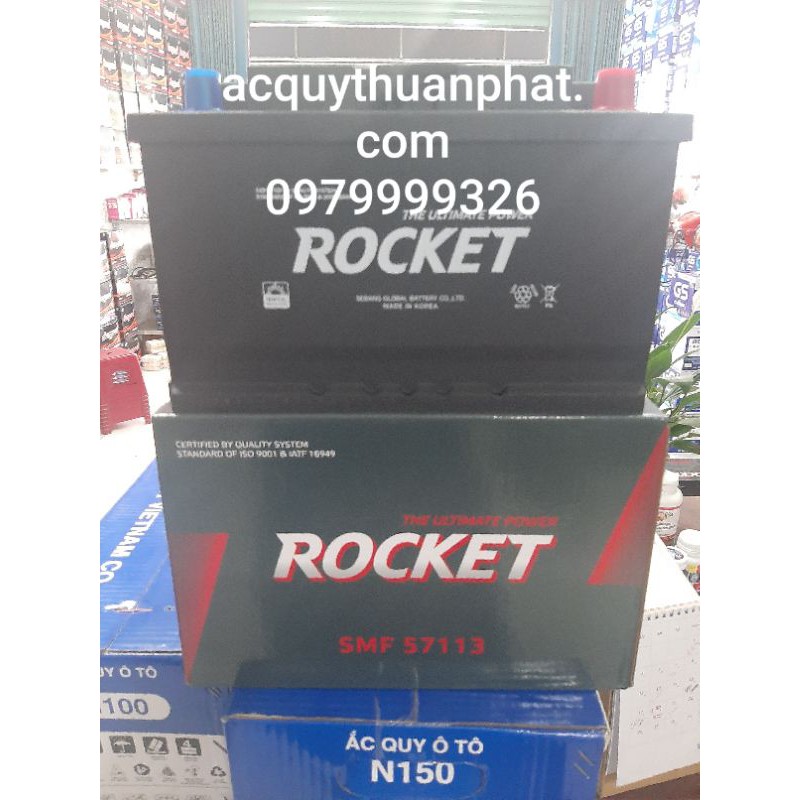 bình ắc quy Rocket DIN 57113 12V-71AH