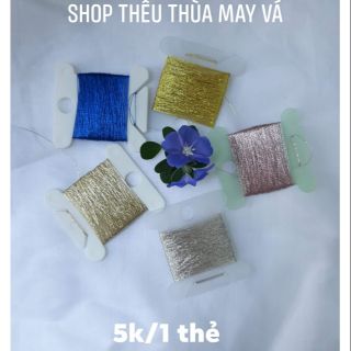 Chỉ thêu kim tuyến