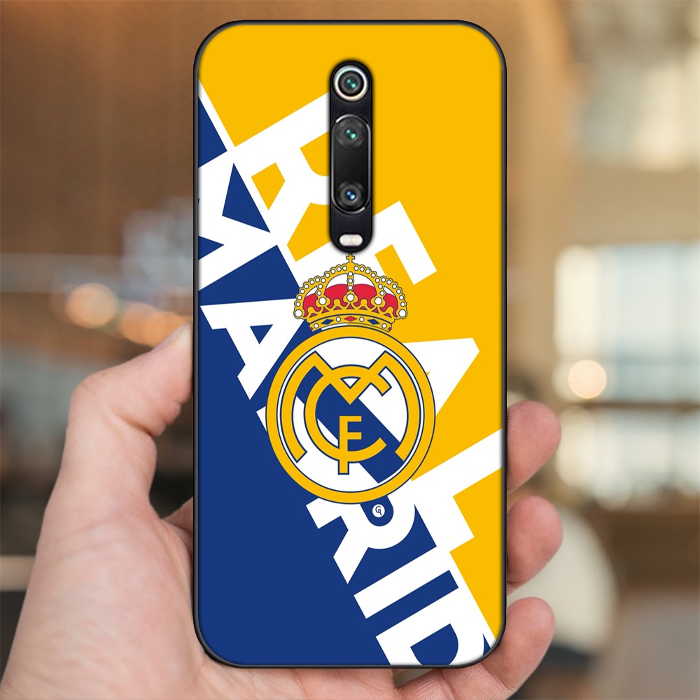 Ốp lưng Xiaomi K20, K20 Pro, Mi 9T viền đen in hình Real Madrid