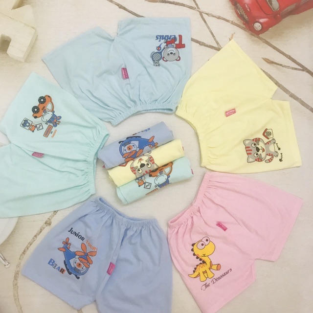 Quần chục cotton cho bé (set 10 quần)