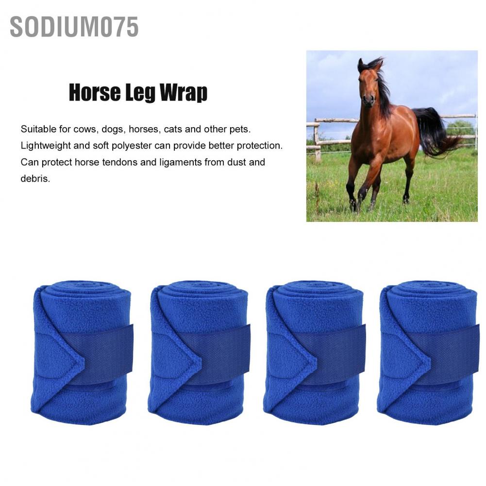 Bộ 4 Vòng Đai Polyester Mềm Đeo Chân Cho Thú Cưng