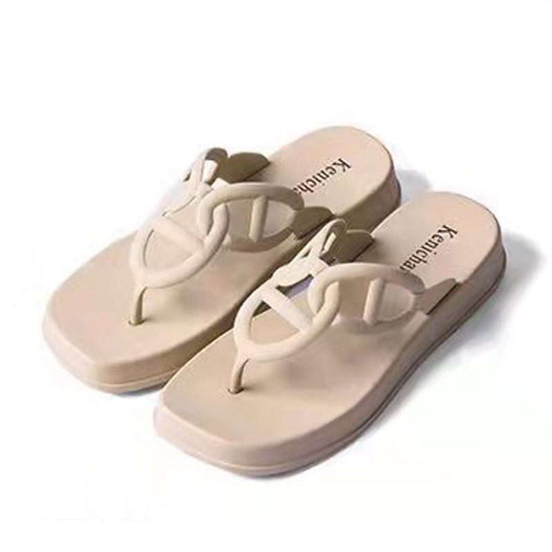 Dép xỏ ngón nhựa dẻo đi mưa không trơn trượt