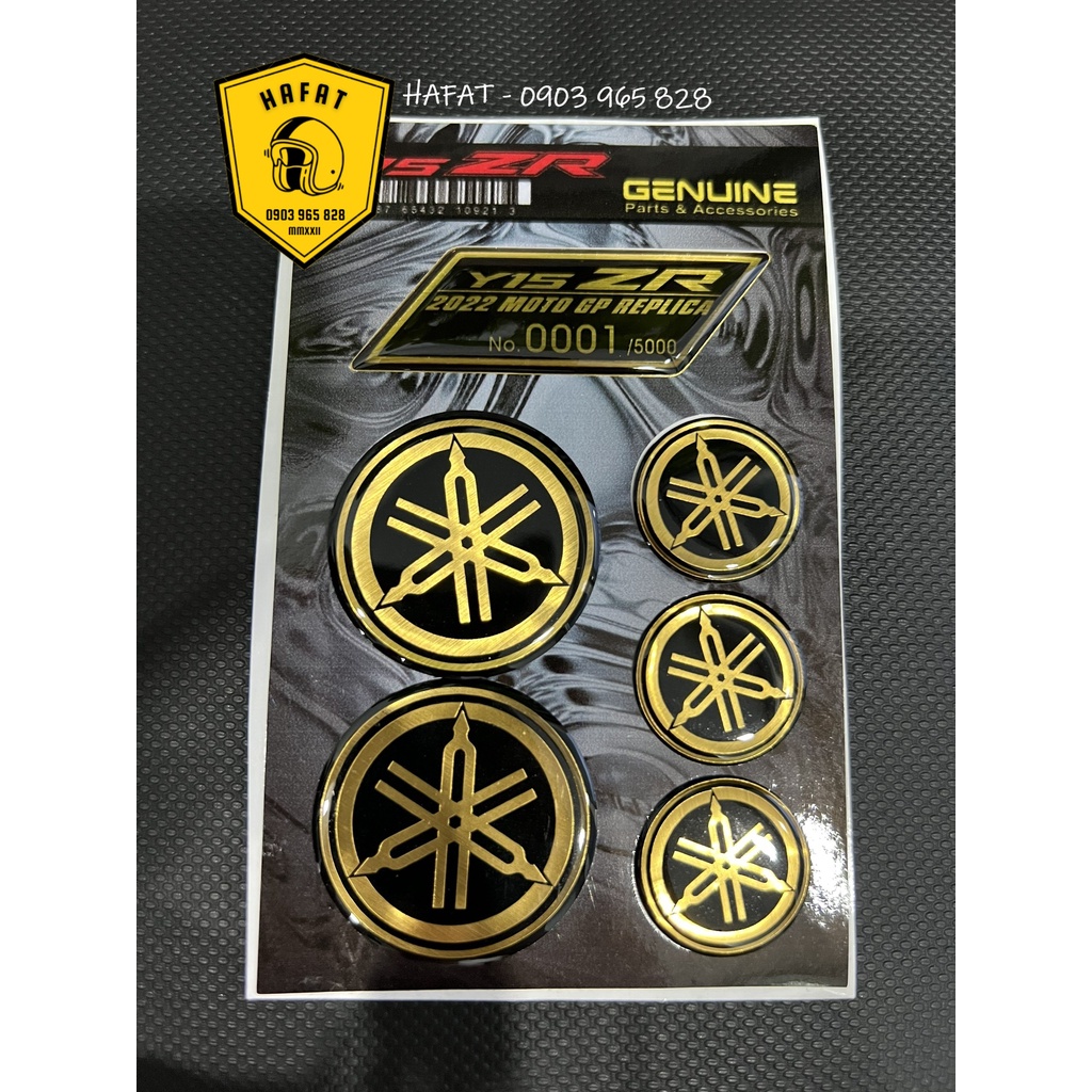 Tem Nổi Logo Yamaha - Chữ Nổi Wave, Dream, Future Số Đẹp 6789_8888_9999
