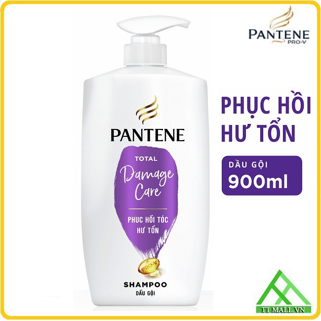 Dầu Gội Pantene Phục Hồi Chăm Sóc Hư Tổn 900ml