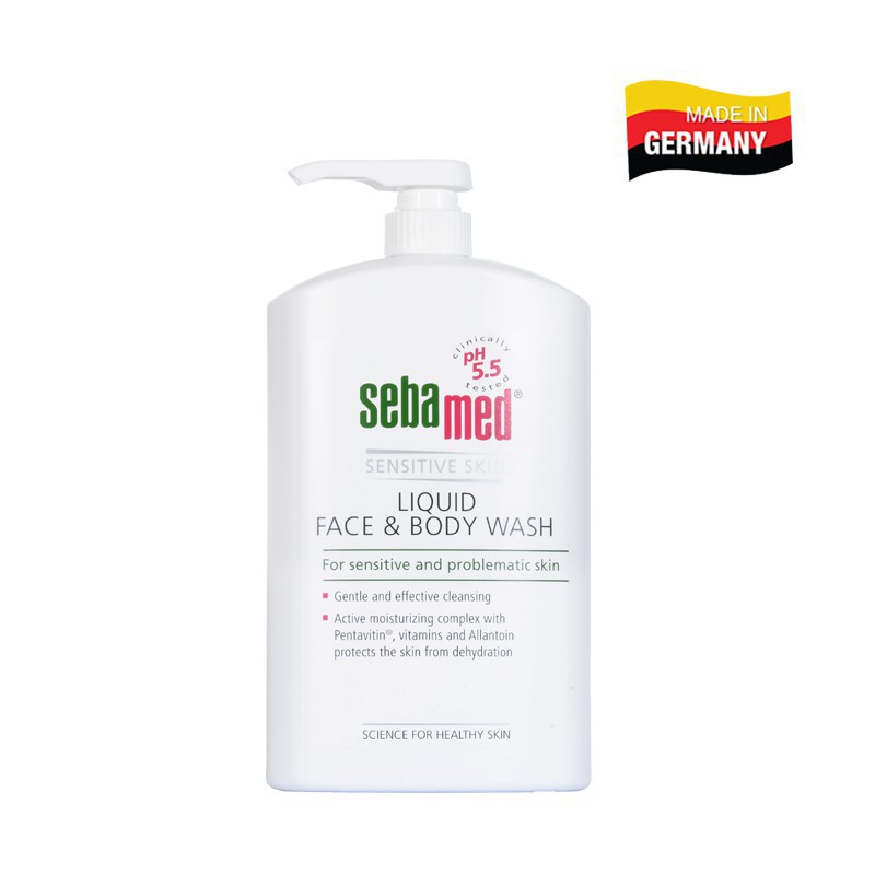 Sebamed Sữa Rửa Mặt Và Tắm Toàn Thân Face & Body Wash pH5.5 (300ml)