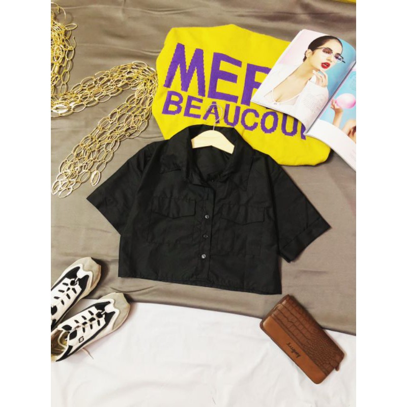 ÁO CROPTOP POLO NỮ