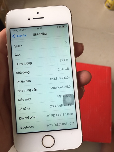 Điện thoại iphone 5s 32gb gold Quốc tế chính hãng | BigBuy360 - bigbuy360.vn