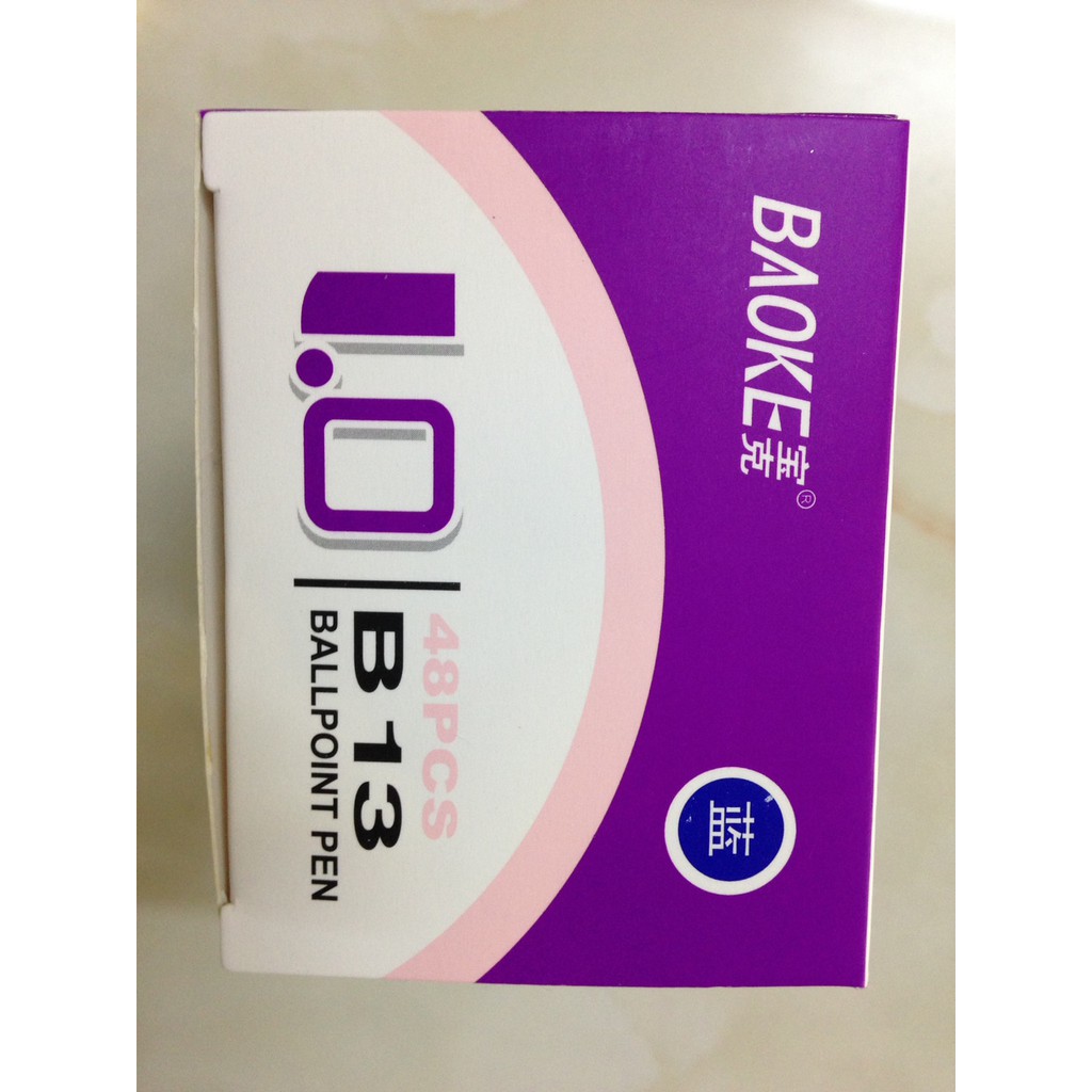 Combo hộp 48 chiếc bút bi baoke B13 nét 1mm  HÀNG CHÍNH HÃNG