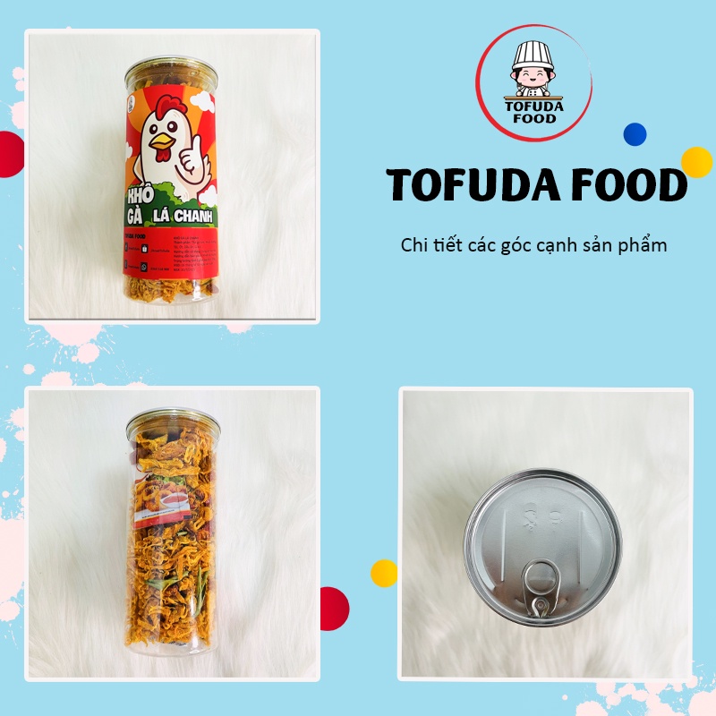 Khô gà lá chanh xé cay 300g gà khô thơm ngon rẻ TOFUDA KG300 | BigBuy360 - bigbuy360.vn