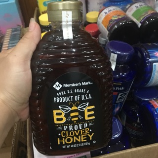Hàng nội địa Mỹ Mật ong tự nhiên Member’s Mark Bee Proud Clover Honey 1.13kg