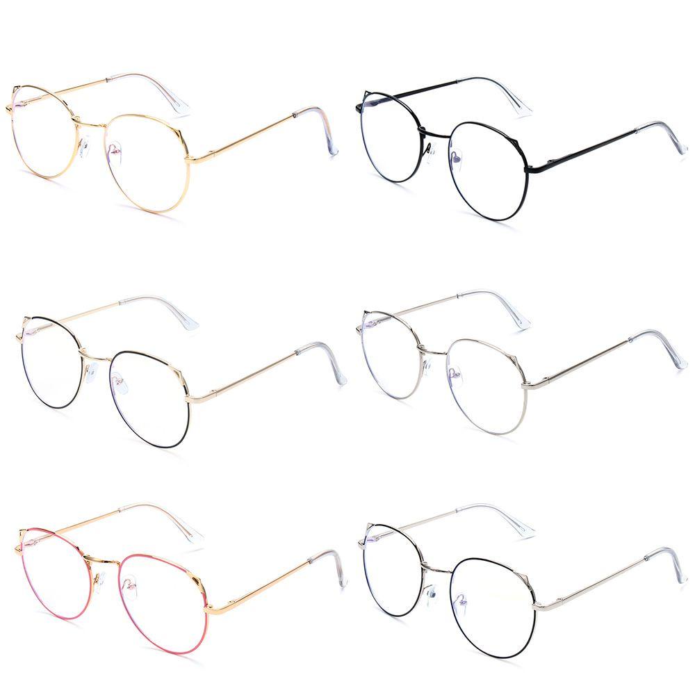 Mắt Kính Chống Ánh Sáng Xanh Hình Tròn Phong Cách Retro Thời Trang Cho Máy Tính Orentlii