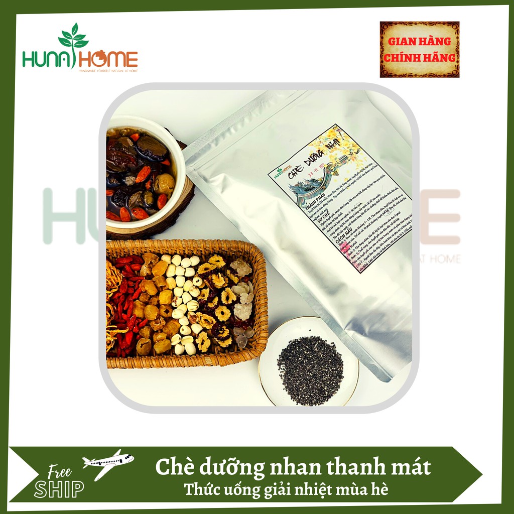 Chè dưỡng nhan thanh mát Huna's home - thức uống giải nhiệt mùa hè