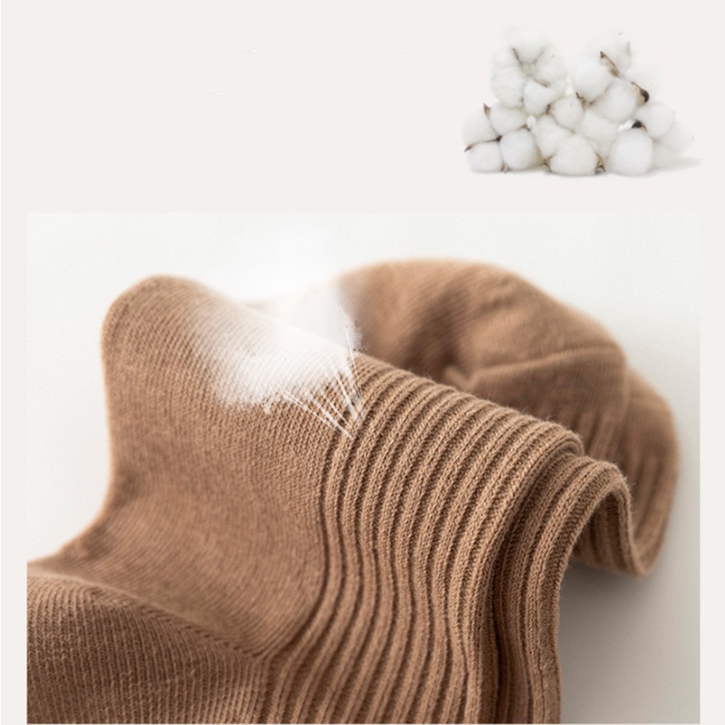 Allofme Vớ Cotton Dày Cổ Cao Co Giãn In Họa Tiết Hoạt Hình Dễ Thương Thời Trang Mùa Thu Cho Nữ