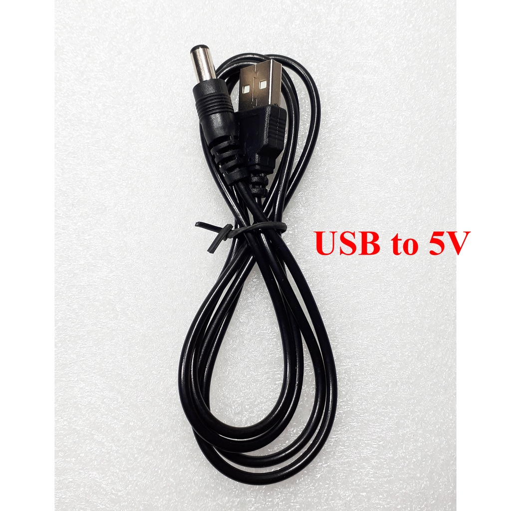 Combo 50 - 100 sợi cáp sạc USB to 5V - Cáp jack 5.5x2.1mm