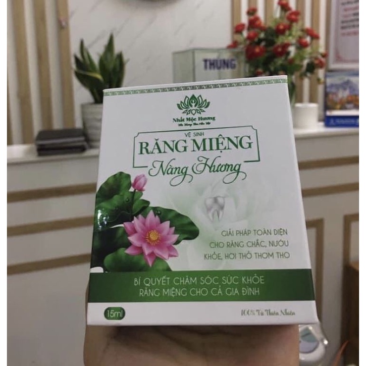 Vệ Sinh Răng Miệng Nàng Hương Bách Y Sâm Nhất Mộc Hương 15ml 100% Từ Thiên Nhiên