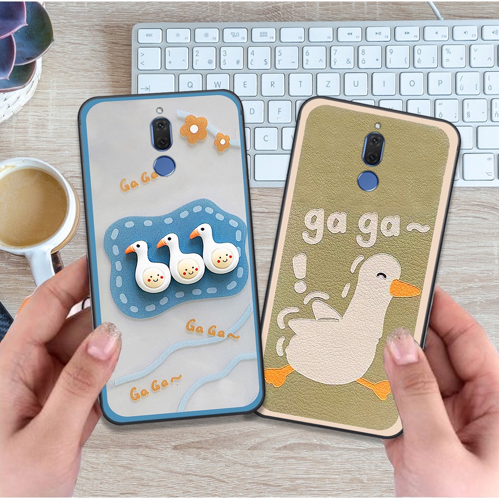 Ốp Huawei Nova 2i bộ hình cute dễ thương gấu thỏ xinh xắn vẽ tay lạ mắt