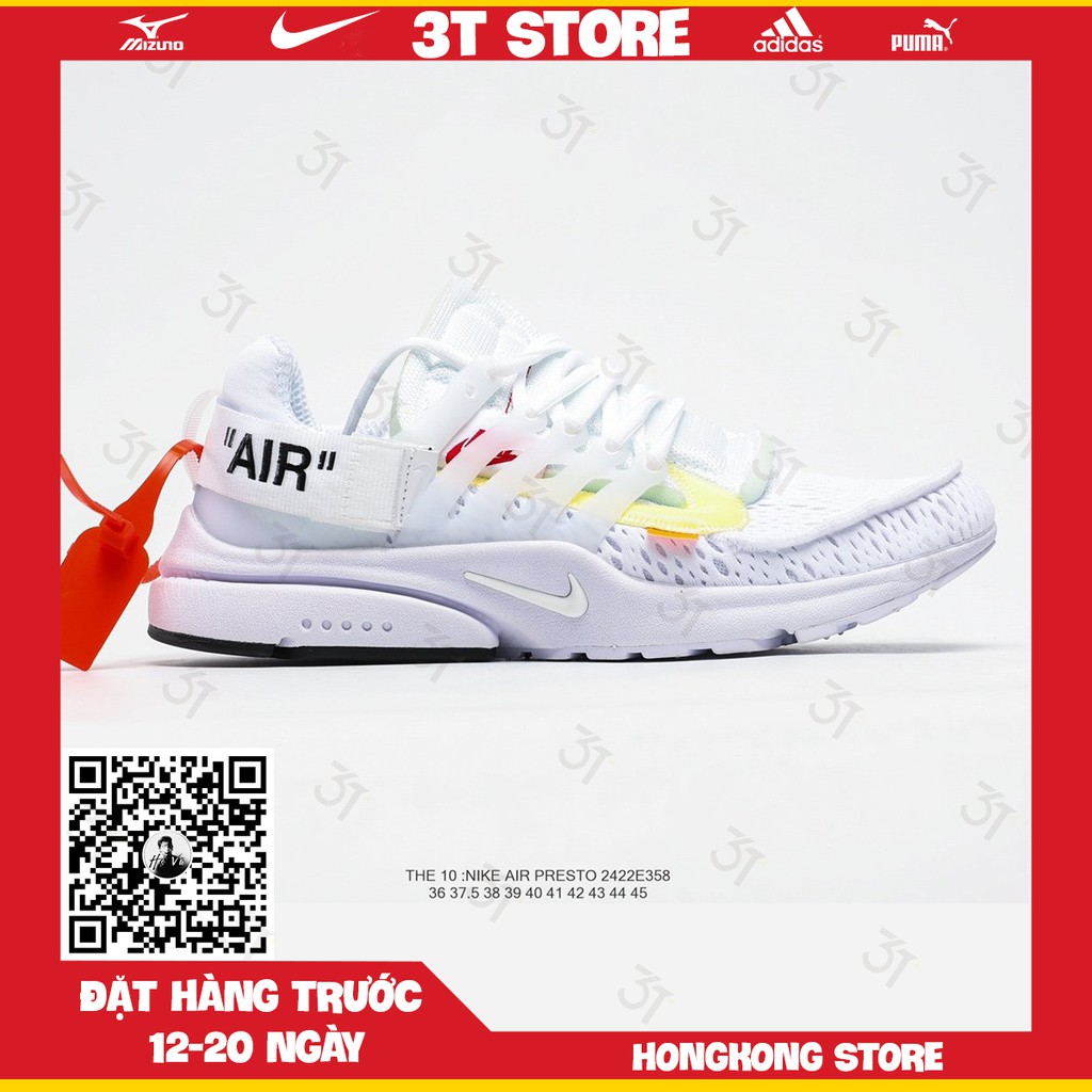 GIÀY SNEAKER MÃ SẢN PHẨM_Nike Air Presto OFF-WHITE  NHIỀU MÀU PHONG CÁCH FULLBOX + FREESHIP KHI MUA 2 SẢN PHẨM