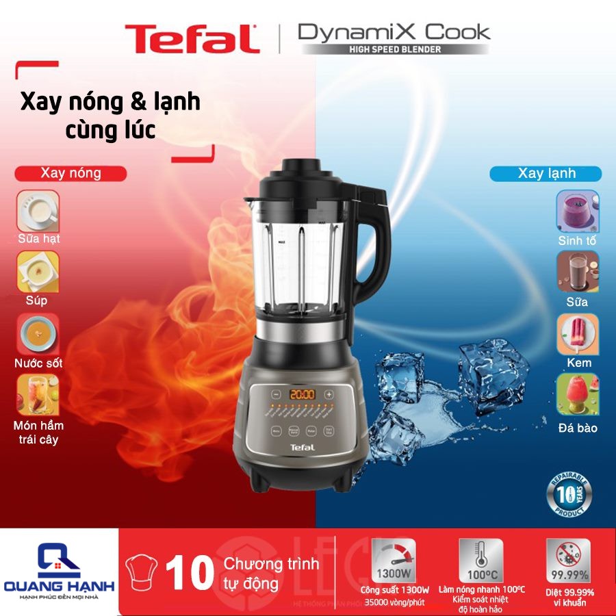 [Chính hãng] Máy làm sữa hạt Tefal BL967 BL967B66