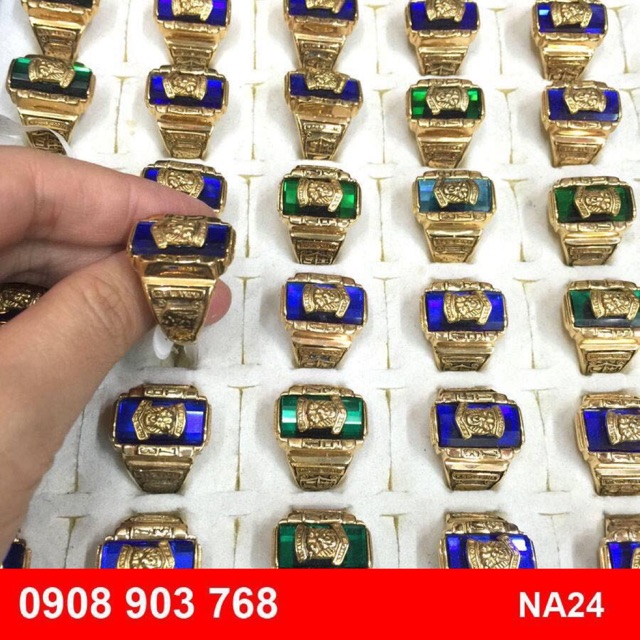 Nhẫn nam xi vàng 18k cao cấp NA24 Phát Lộc