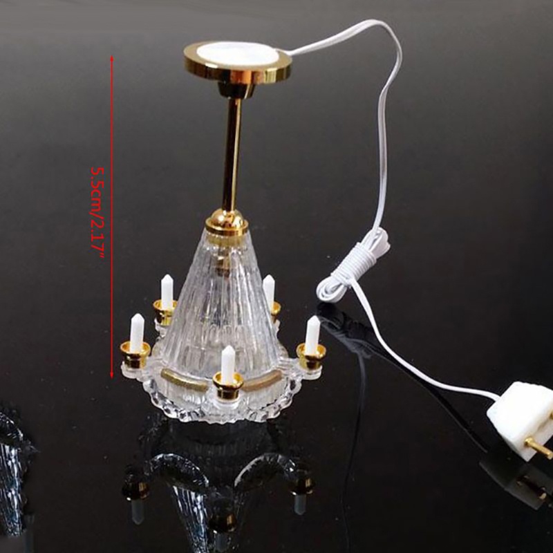 Đèn Trần 1 / 12 Trang Trí Nội Thất Cho Nhà Búp Bê