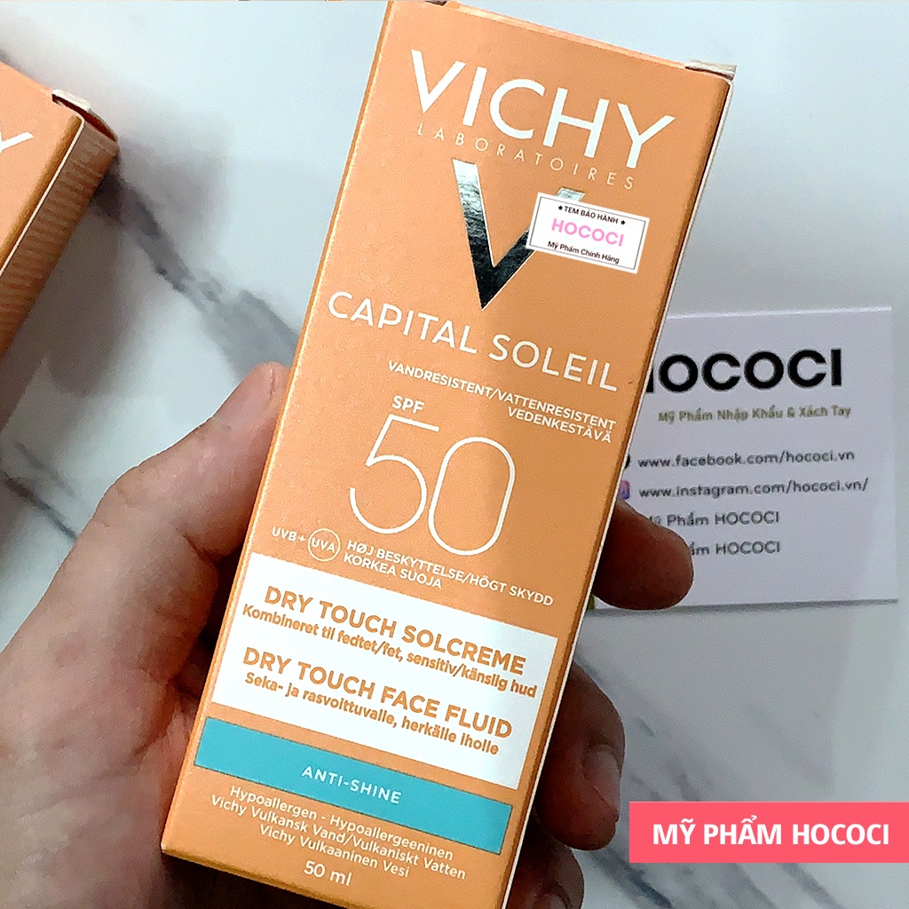 ✅[CHÍNH HÃNG] Kem Chống Nắng Vichy Dành Cho Da Dầu Vichy Capital Soleil 50ML