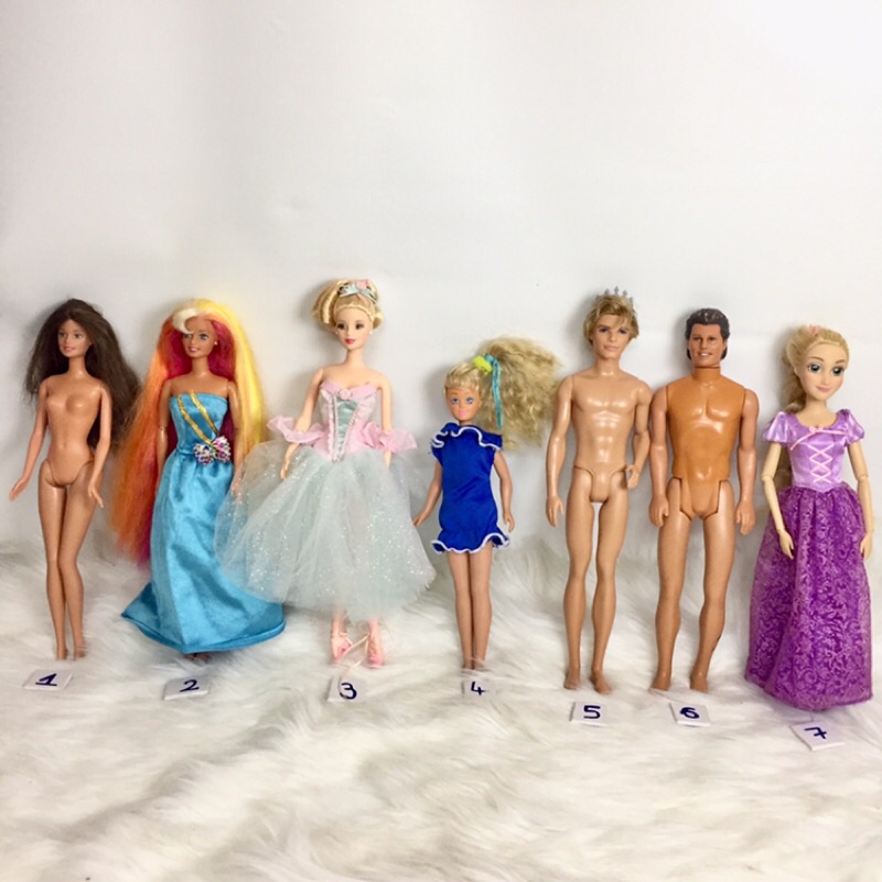 BB5-BÚP BÊ BARBIE-STACY-KEN-TÓC MÂY