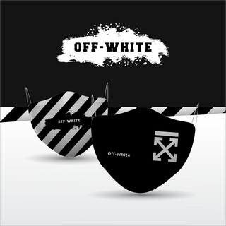 Khẩu Trang Vải 3 Lớp Họa Tiết WHIITE