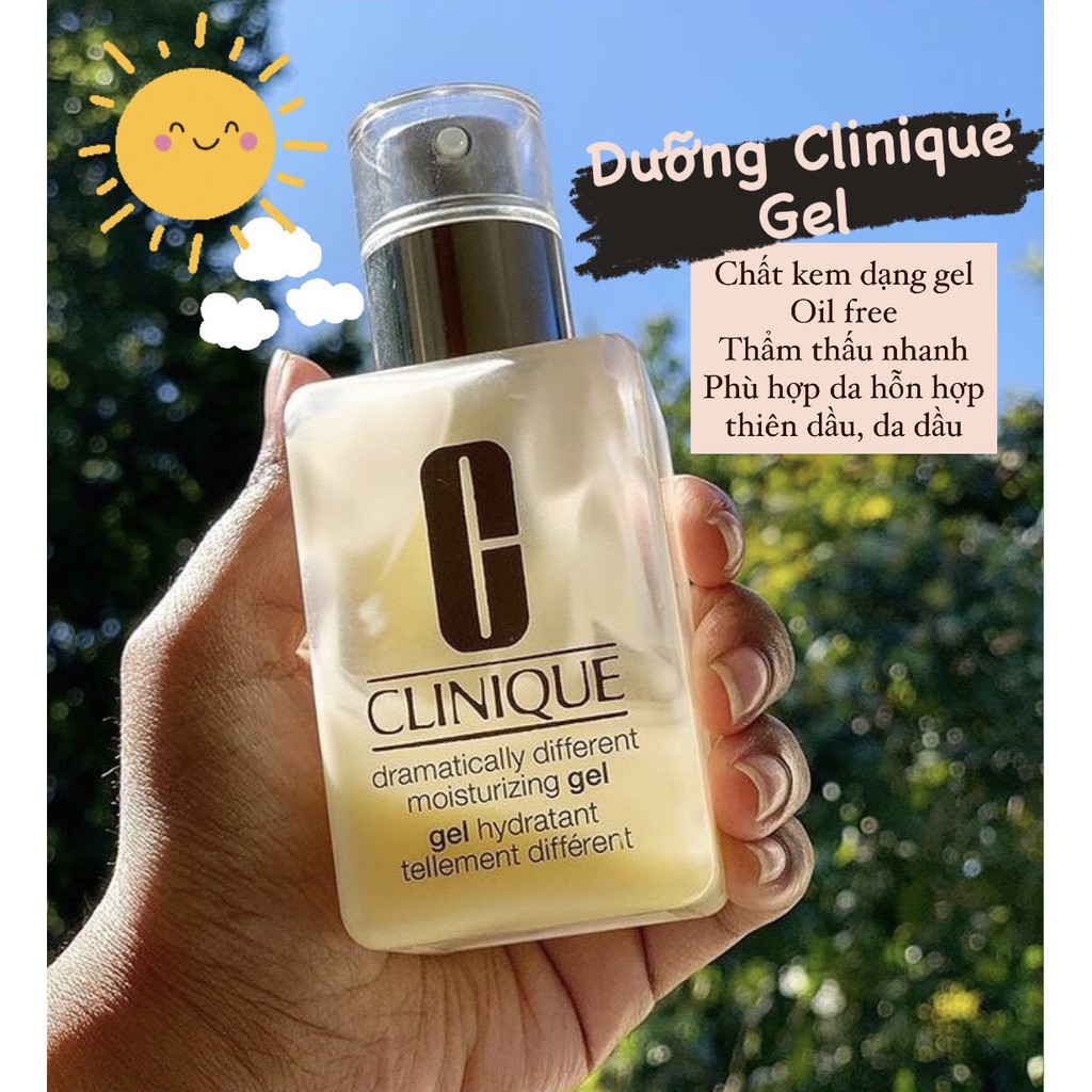 Kem dưỡng ẩm Clinique moisture surge 125ml gồm 3 tone fulbox chính hãng HALOMI