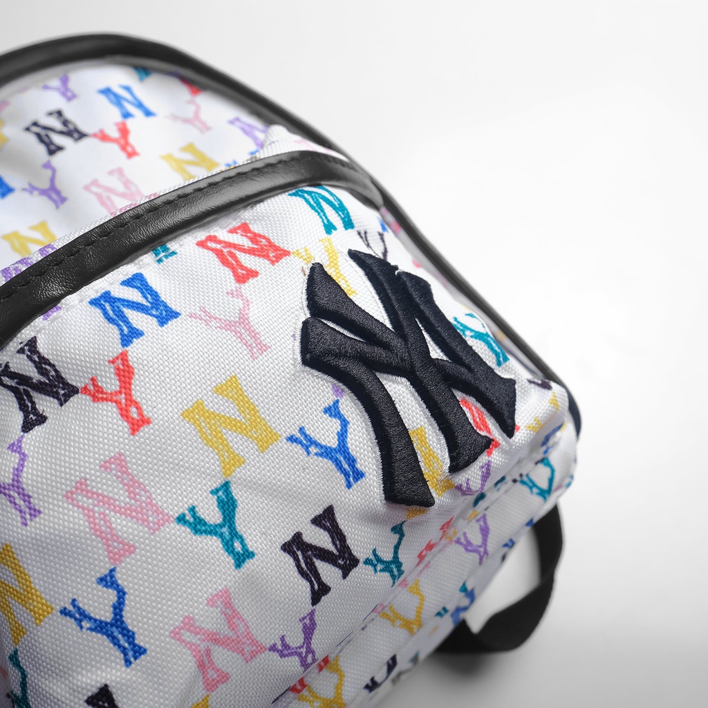 💥 XẢ HÀNG 💥 Balo mini thời trang đi học MLB in phối họa tiết NY nhiều màu