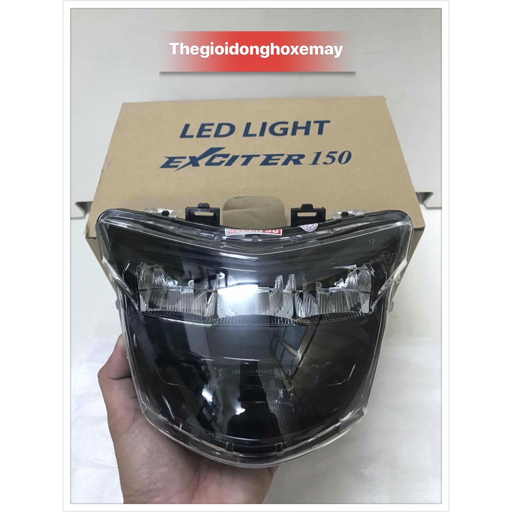 đèn pha led 2 tầng cao cấp LED LIGHT cho xe Exciter 150