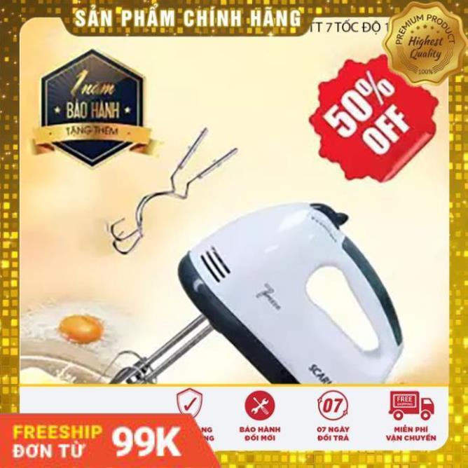 Máy đánh Trứng - Cầm tay 180w 7 tốc độ - bảo hàng 1 đổi 1