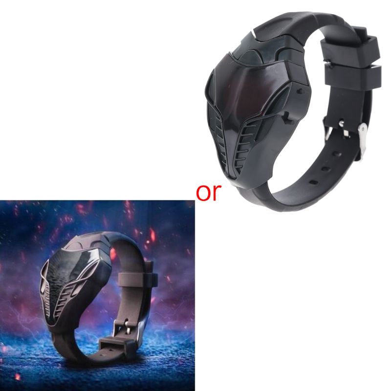 Đồng hồ điện tử mặt tam giác dây silicon cho nam