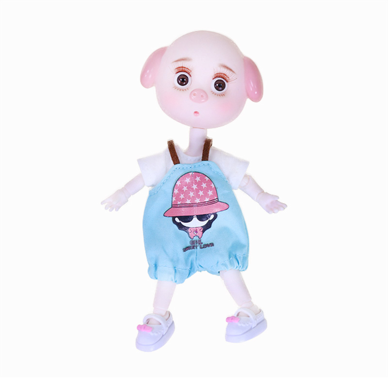OB11 GSC Nendoroid Mini Doll Meijie Pig Clay Figure 26 Joint Body Doll Lucky Pig