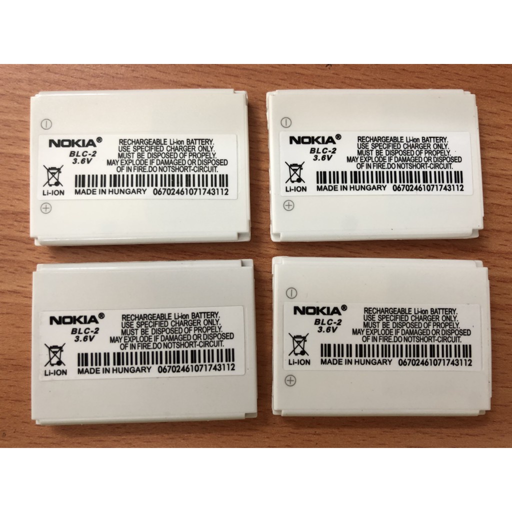 PIN NOKIA BLC-2 DUNG LƯỢNG 1150 mAh CHÍNH HÃNG, DÙNG CHO NOKIA 3310, 3315, 5510, 6555, 3315, 3510