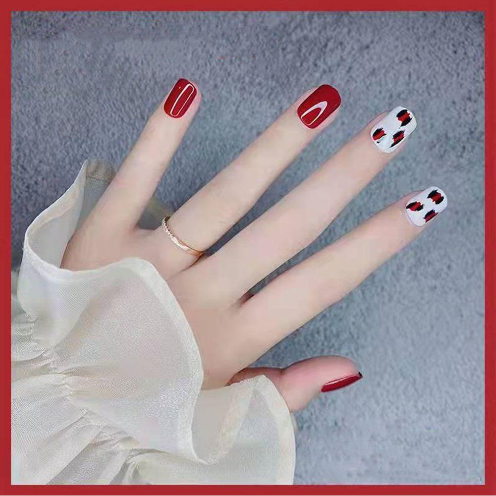 XIANTIN Bộ 30 Móng Tay Giả Che Phủ Toàn Diện Tháo Rời Được