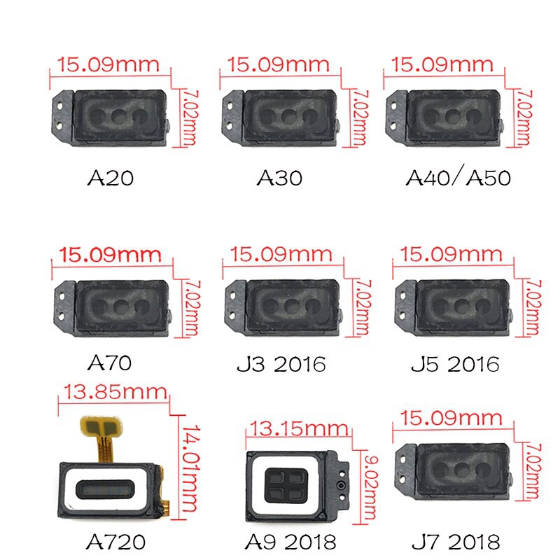 1 Linh Kiện Loa Nhận Tín Hiệu Âm Thanh Cho Samsung A9 A8 A6 A7 J7 J6 J8 J4 2018 / J3 J5 2016 / A20 A30 A40 A50 A70