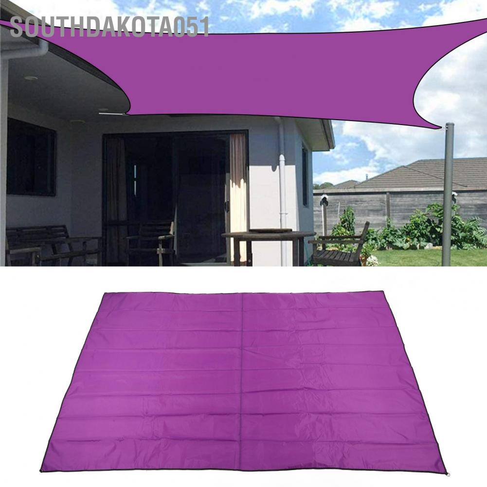 Hàng HOT Tấm Bạt Che Nắng Ngoài Trời Không Thấm Nước hình chữ nhật có thể gập lại cho Hồ bơi sân vườn【Southdakota051】