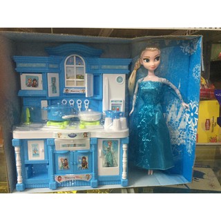 Đồ chơi búp bê công chúa Elsa Kitchen Set