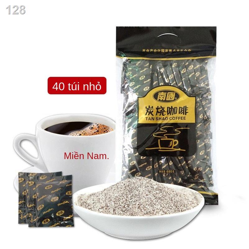 Cà phê rang than đặc sản miền nam Hải Nam 340g680g bột cà phê sữa dừa hòa tan ba trong một cho sinh viên đi làm