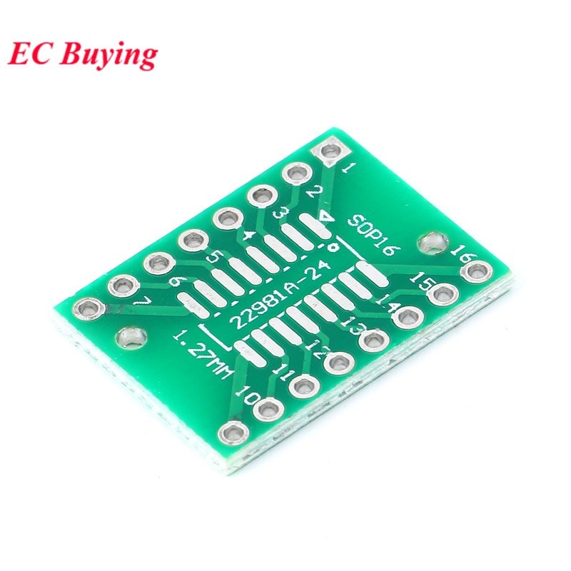 Set 35 Bảng Mạch Chuyển Đổi SMD Sang DIP SSOP SSOP Tsop SOT23 8 10 14 16 20 24 28 SMT Sang DIP